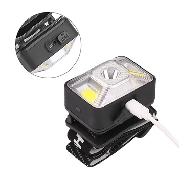 1 Комплект USB Акумулаторна фарове, мини-отблясъци, Фарове, работни светлини, риболовни светлини, външни прожектори