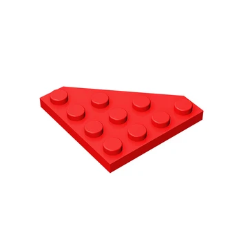 10ШТ Gobricks GDS-554 Клин, плоча 4 x 4 рязан кътче, съвместими с lego 30503 Подаръци детски строителни блокове на 
