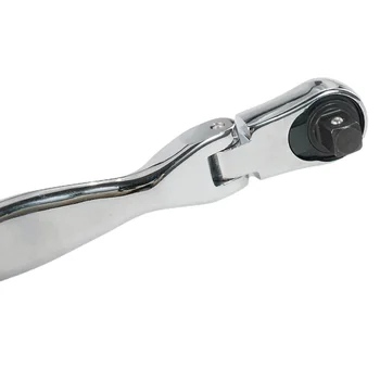 2 В 1 мини-гаечен ключ с механизма на палеца, двупосочен быстроразъемный гаечен ключ с механизма на палеца, има течаща отвертка, инструмент, с храповой дръжка, гаечен ключ