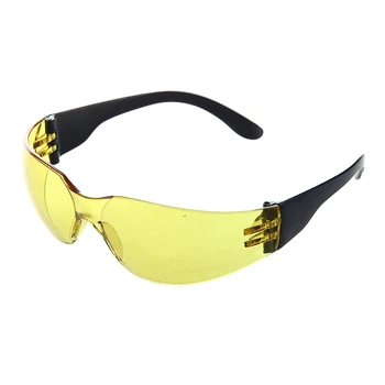 2X Жълти прозрачни лещи за спорт на закрито и открито, Защитни Очила, Защитни Очила