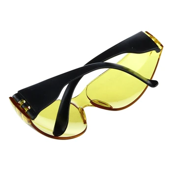 2X Жълти прозрачни лещи за спорт на закрито и открито, Защитни Очила, Защитни Очила