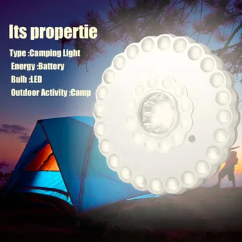 41LED Градинска Лампа за палатка с висока Яркост, Кемпинговый лампа 36 + 5 led крушки за палатки, Трехрежимный ключ, кемпинговый лампа BF-513, преносим