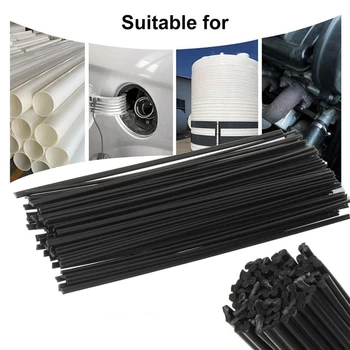 50шт 25 см заваръчни Пластмасови пръти от полипропилен за ремонт на бронята на автомобила Пластмасови електроди за заваръчни пръчки комплект ръчни инструменти за горещ въздух