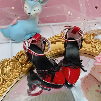 60 см Обувки за кукли BJD от изкуствена кожа Единични обувки 1/3 BJD кожени единични обувки, Кожени сандали и Аксесоари за кукли за около 60 см кукли