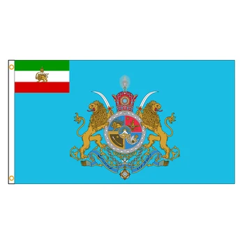 60х60 см 90х90 см Флаг Дерафш Кавиани късна империя Sasani от полиестер с двойна фърмуер високо качество