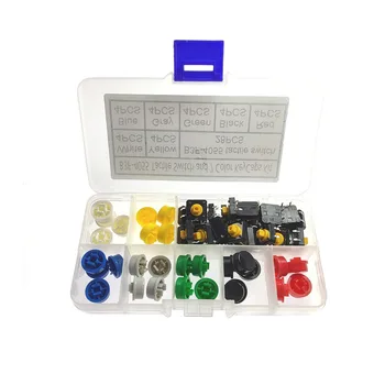 7 спецификации b3f-4055 бутон на ключа на светлината, докосване на ключа + цветна капачка бутон комплект класификация кутии