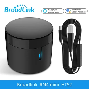 BroadLink RM4 Mini IR Wifi Универсално дистанционно управление HTS2 Сензор За климатик TV Работи С Алекса Google Home Асистент