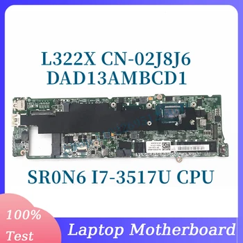 CN-02J8J6 02J8J6 2J8J6 С SR0N6 I7-3517U процесор 8G дънна Платка За Dell L322X дънна Платка на лаптоп DAD13AMBCD1 100% Напълно изпитано Добре