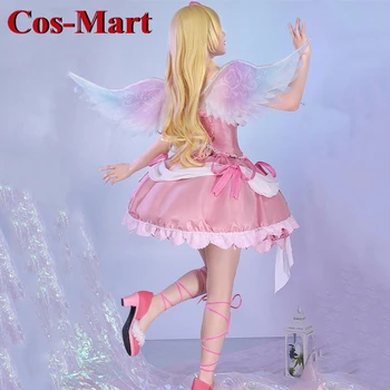 Cos-Mart Гореща игра Айкацу Хошимия Ичиго cosplay костюм Чудесно сладко готическа вечерна рокля Дрехи за ролеви игри