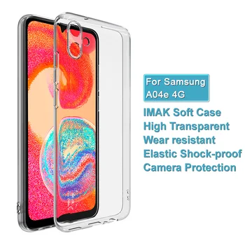 IMAK за Samsung A04e 4G 1,3 мм Удебеляване на UX-5 Противоударная Мека делото от TPU Калъфи за телефони Samsung A34 5G