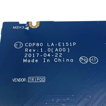 LSC Възстановена дънна Платка за лаптоп Dell Latitude 5580 с SR32R I5-7440HQ LA-E151P CN-00X00Y 0X00Y 8T985 DDR4 100% тествана
