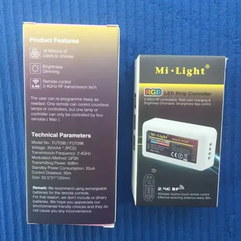 Miboxer Milight FUT035 FUT036 FUT037 FUT038 FUT039 2,4 G RF led Одноцветный CCT RGB RGBW RGB CCT Ивица Контролер Диммера