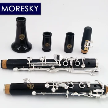 MORESKY Oehler System кларинет G Tune Эбонитовый кларинет със сребърно покритие клавишите M201
