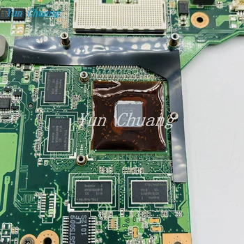 N61JA REV: 2,1 дънна Платка за AUUS N61JA N61J N61JV N61JQ дънна Платка на лаптоп с HD5730M 1 GB GPU HM55 DDR3 100% напълно тестван