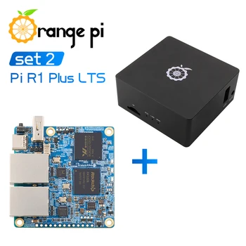 Orange Pi R1 Plus LTS RK3328 1GB Dual Gigabit Портали Ethernet OpenWRT LEDE Такса Развитие Метална Обвивка Мека Маршрута