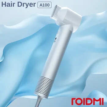 Roidmi A100 Сешоар за коса Преносим аниони нано-сешоар за коса за дома или за пътуване с поддръжка на режим на студен и топъл вятър Нова