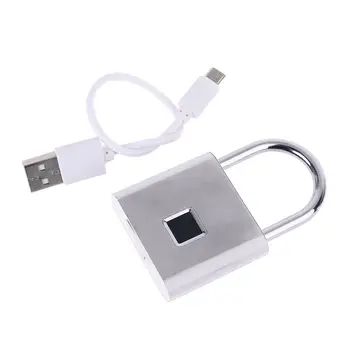  USB Акумулаторна умен биометрични заключване за пръстови отпечатъци, система за заключване за кутия без ключ, пръстов отпечатък, противоугонный заключване за файл
