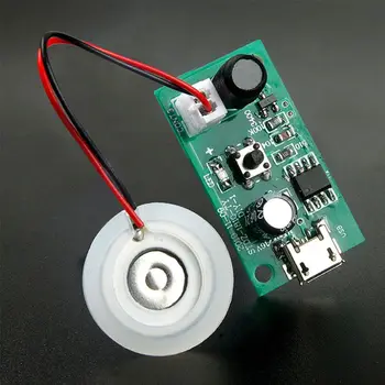 USB Мини хладилник DIY Комплект Туманообразователь Керамични дискове Дискове за замъгляване на езерото и печатна платка драйвер за овлажнител на въздуха у дома