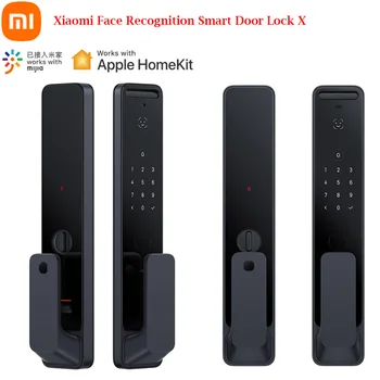 Xiaomi 3D Face Smart Door Lock X Биометричните камера за разпознаване на лица, заключване на пръстови отпечатъци Работи с приложение HomeKit Mi Home
