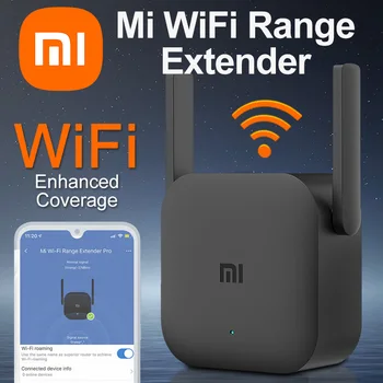 Xiaomi Mi WiFi Pro 300M 2,4 G Мрежа, Удължител за Ретранслатор Усилвател Рутер удължителен кабел Мощност Roteador 2 Антена за Маршрутизатор Домашен Офис