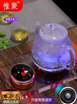 Автоматична кафемашина с долната вода За варене на чай на масата Специална постоянна температура Вграден кристал чай Чаена печка