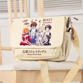 Аниме Игра Bungo Бездомни Кучета Накахара Дъх Холщовая чанта-месинджър за cosplay, студентски пътна чанта на рамото, ежедневна чанта, коледни подаръци