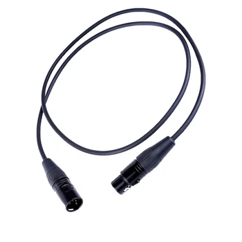 Аудио кабел DF DIGITALFOTO ZZ13 1.2 m с 4-пинов конектор XLR и 4-пинов конектор XLR с позлатените покритие