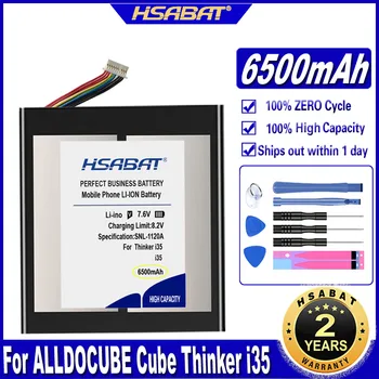 Батерия HSABAT Thinker i35 6500 ма за ALLDOCUBE Cube Thinker i35 Tablet PC Kubi Нова Опаковка от 10 Линии + Штекерные на Батерията