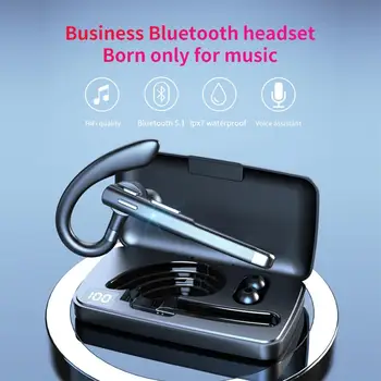 Безжична Bluetooth Слушалка YYK-520 TWS С Шумопотискане Сверхдальнего Радиус на Действие, Инсталирана в Ухото, Спортен Бизнес Цифров Дисплей С Високо Ниво на Заряд на Батерията