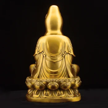 Буда Бодхисатва Гуаньинь от чист бронз декорация на южнокитайско море Буда Бодхисатва Гуаньинь от чист бронз гуаньинь