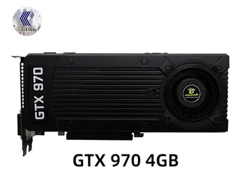 Видео карта Manli GTX 970 4GB GDDR5 256Bit GPU графична Карта на NVIDIA Geforce GTX 970 4 GB Карта, VGA, Hdmi, Dvi Използвани Карта