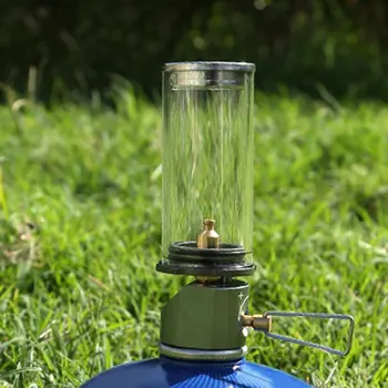 Гореща най-новите мини-ветрозащитная лампа-свещ, Страхотна лампа на свещи, газова горелка, печка, улично осветление за къмпинг, Осветително оборудване за палатка