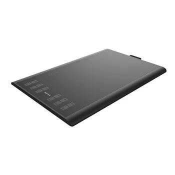 Графичен таблет за рисуване H1060P, Micro USB, 12 експресни клавиши, пасивна дръжка за цифрова живопис без батерии