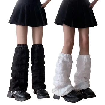 Дамски шифоновые гамаши в стил Гръндж на 90-те години, обикновен дълги чорапи в стил харадзюку, реколта градинска облекло за клубни партита