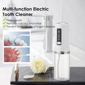 Електрически водомер, Преносими домакински Препарат за Почистване на зъби, за отстраняване на камъни, Waterpik, измиване на зъби, Водна клечка за Зъби
