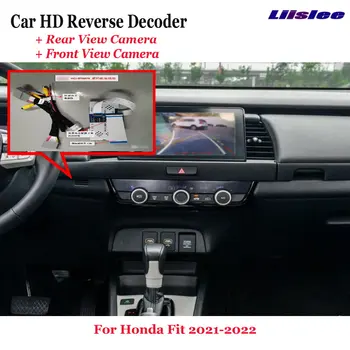 За Honda Fit GR/GS 2020-2022 2023 Автомобилен Видеорекордер Предна Камера за обратно виждане Декодер Обратно на Изображението Оригинално Актуализация на Екрана
