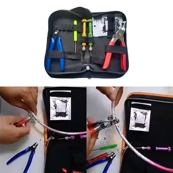 Инструмент за свиване на кабел с чанта за съхранение на Здрава ракета за бадминтон Клещи за екипировка Спортна ракета за скуош