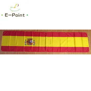 Испански Национален Банер на Страната Размера на 2x8 фута (60x240 см), Коледни Украси за Дома Хартата, Банер, Подаръци
