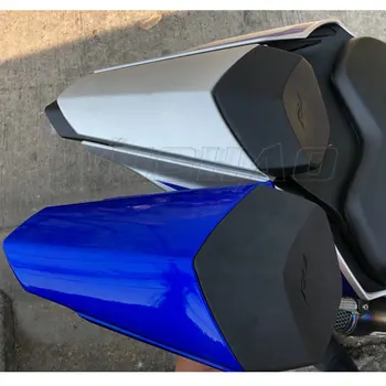 Капачка на капака на задната седалка на мотоциклет на задната седалка за 2015 - 2018 2019 2020 2021 2022 Yamaha YZF-R1 YZF 1000 R1 Черно въглеродни влакна Жълто Синьо