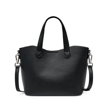 Кожена чанта-кофа в стил Ретро, Дамски Ежедневни чанта в Европа и Съединените Щати, Модни Дамски чанта през рамо с едно рамо