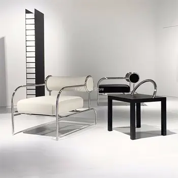 Кожени дизайнерски столове за дневна, на трона, Модерни и Луксозни Удобни столове за всекидневна, скандинавски мебели за дома Sillas De Comedor лукс