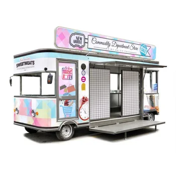 Количка за хранене сок, сладолед на едро OEM, търговски товарен вагон-ресторант, Индивидуални Електрически колички за хот-дог, пътуваща количка за хранене