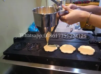 Машина за готвене на вафли с пълнеж от черешов цвят, одобрен CE; Вафельница, вафельница