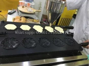 Машина за готвене на вафли с пълнеж от черешов цвят, одобрен CE; Вафельница, вафельница