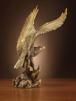 Месингови декорации Dapeng wings орел, подарък за откриването на офис, страхотна изложба на накити за декоративно-приложно изкуство