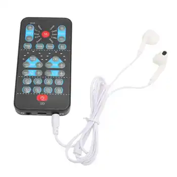 Мини-гласова чейнджър Поддържа мулти-езикова звукова карта, гласов чейнджър с 8 звукови ефекти за мобилен телефон, компютър.