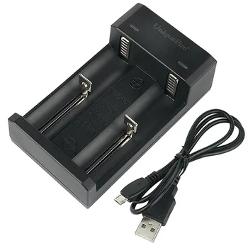 Многофункционално USB-зарядно устройство 18650 и Зарядно устройство за литиеви батерии 18650 26650 16340 Зарядно устройство за литиево-йонни батерии, USB кабел
