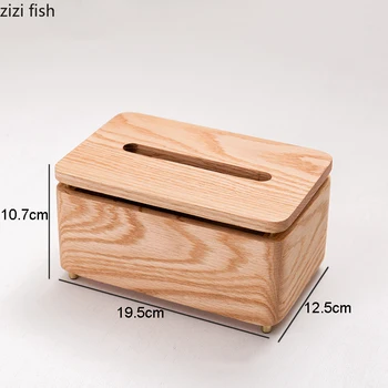 Модерна дървена кутия за салфетки, Кутии за тоалетна хартия и салфетки, е Просто домашен desk, Извлекаемый Вид на Притежателите на салфетки, покривка за салфетки Home Decor
