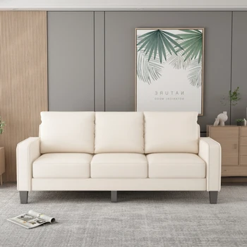 Модерни мебели за хола разтегателен, модерен и удобен за триместен диван три цвята по избор