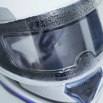 Мотоциклет Шлем Непромокаемая филм За сигурна кола, Фолио за защита От замъгляване, Стикер с нанопокрытием, Универсални Аксесоари за мотоциклети